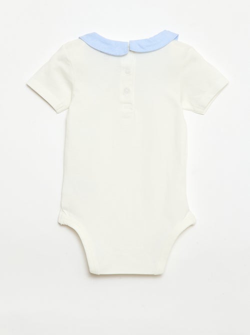 Set di 2 body con colletto Claudine - Kiabi