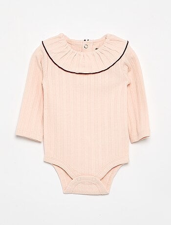 Set di 2 body con colletto fantasia