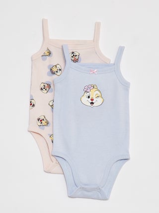 Set di 2 body con spalline sottili 'Cip e Ciop'