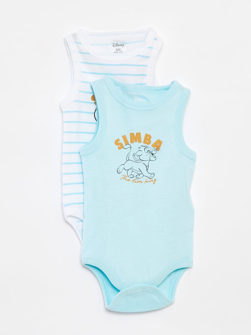 Set di 2 body con stampa 'Simba' BIANCO - Kiabi