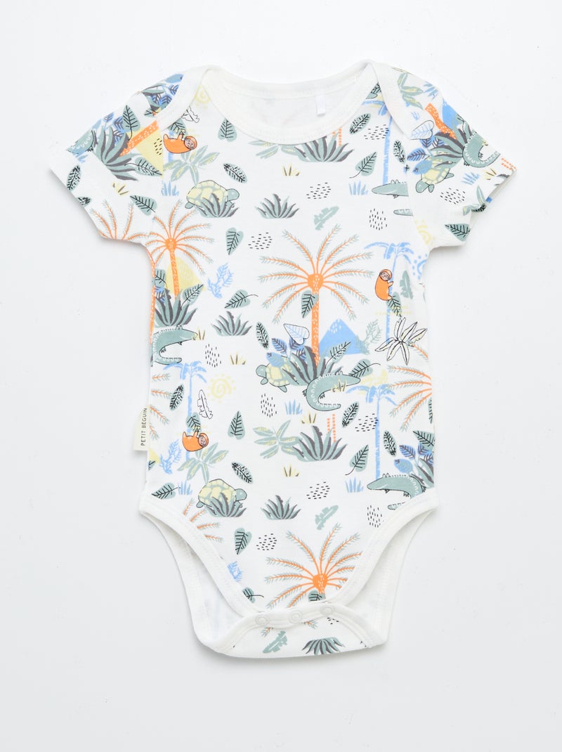 Set di 2 body con stampe 'Petit Béguin' VERDE - Kiabi