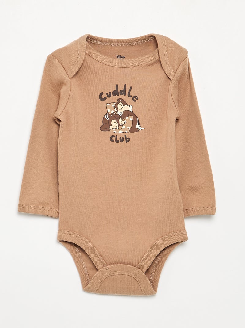 Set di 2 body 'Disney' 'Cip e Ciop' Beige - Kiabi
