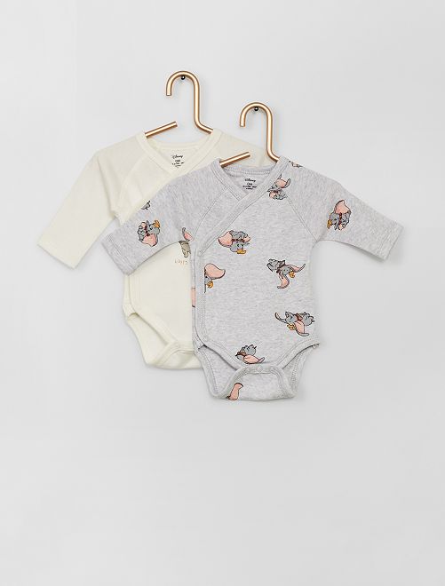 Set di 2 body 'Dumbo' - BIANCO - Kiabi - 10.00€