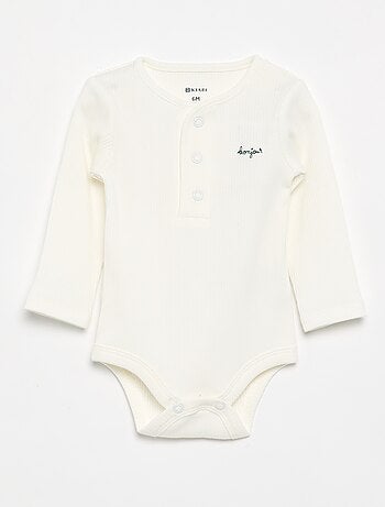 Set di 2 body in maglia a costine