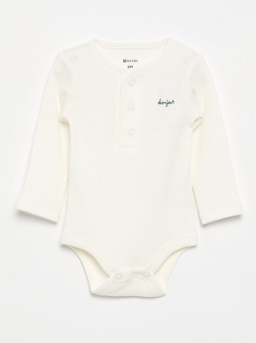 Set di 2 body in maglia a costine - Kiabi
