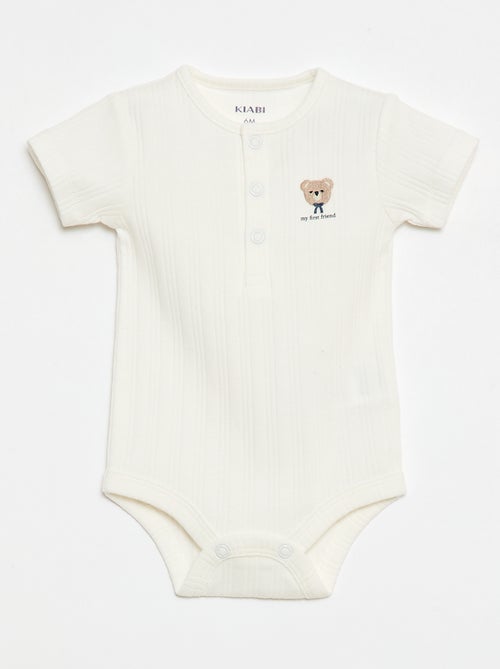 Set di 2 body in maglia a costine - Kiabi