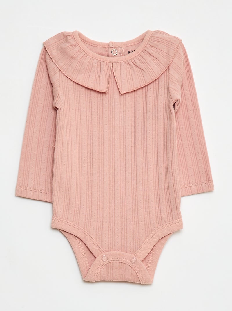 Set di 2 body in maglia pointelle Bianco - Kiabi