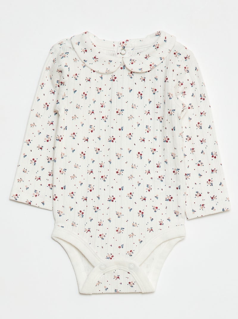 Set di 2 body in maglia pointelle Bianco - Kiabi