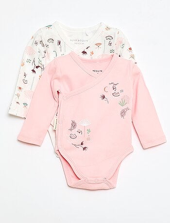 Set di 2 body incrociati 'Petit Beguin'