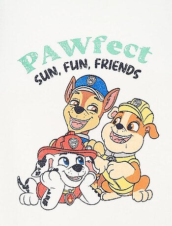 Set di 2 body 'Paw Patrol' senza maniche in cotone