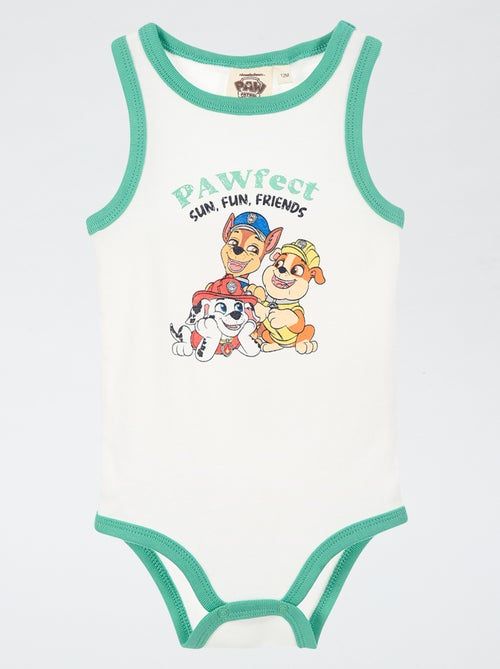Set di 2 body 'Paw Patrol' senza maniche in cotone - Kiabi