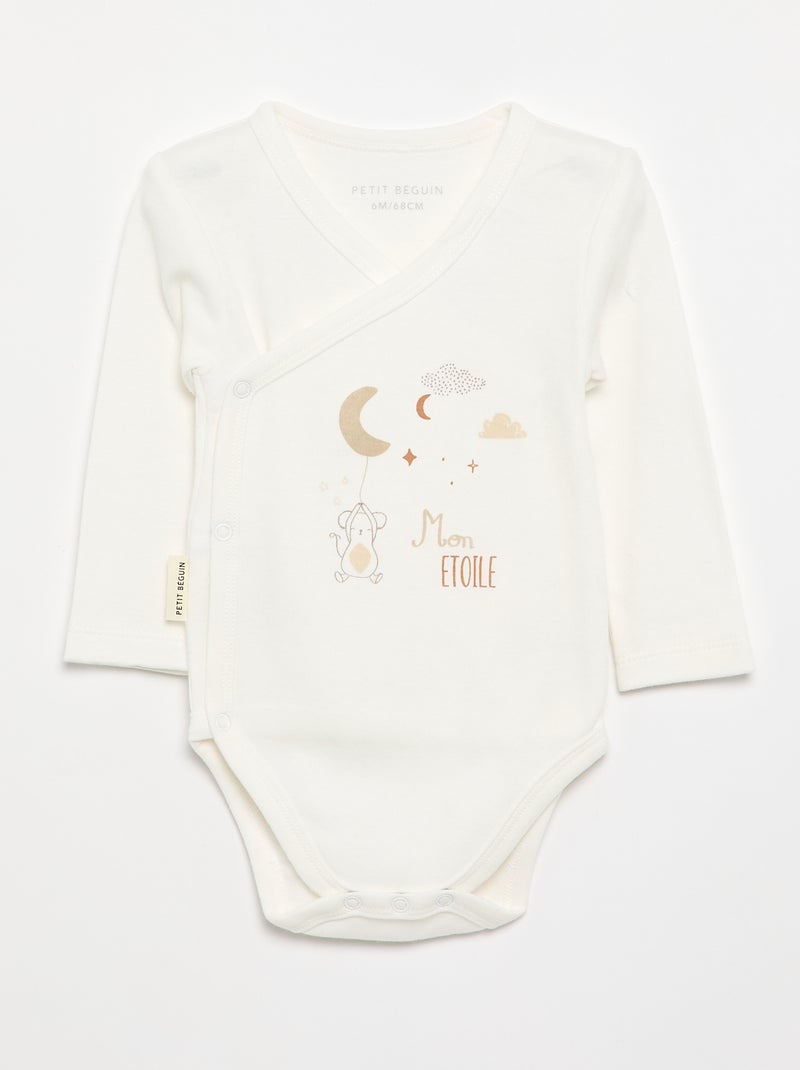 Set di 2 body \'Petit Béguin\' Bianco - Kiabi
