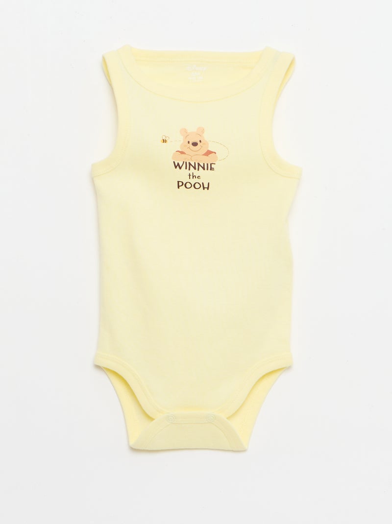 Set di 2 body smanicati \'Disney\' Giallo - Kiabi