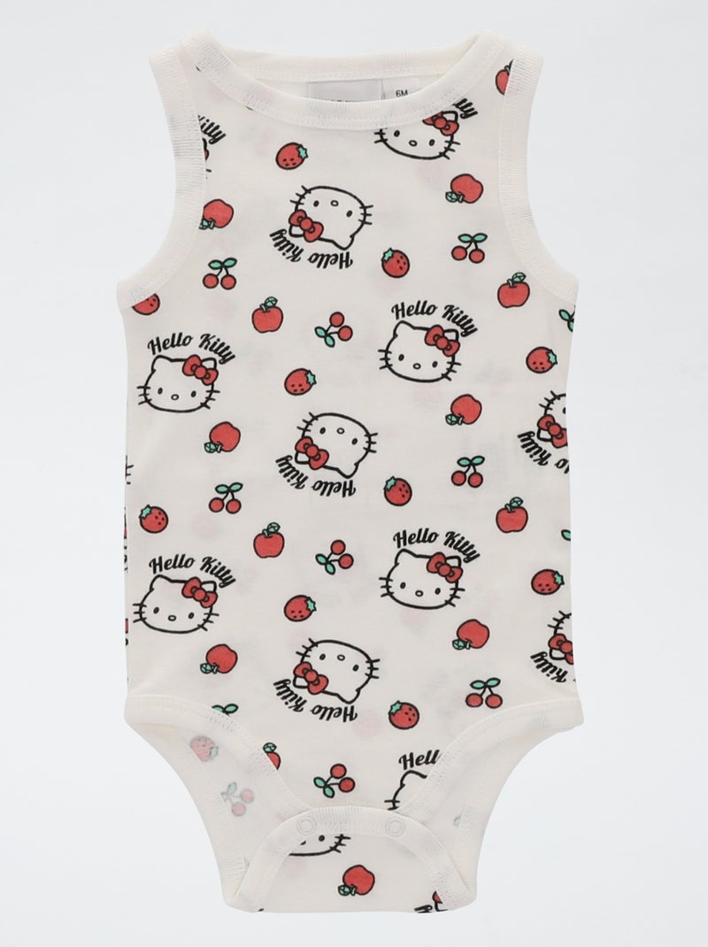 Set di 2 body smanicati 'Hello Kitty' Rosa - Kiabi