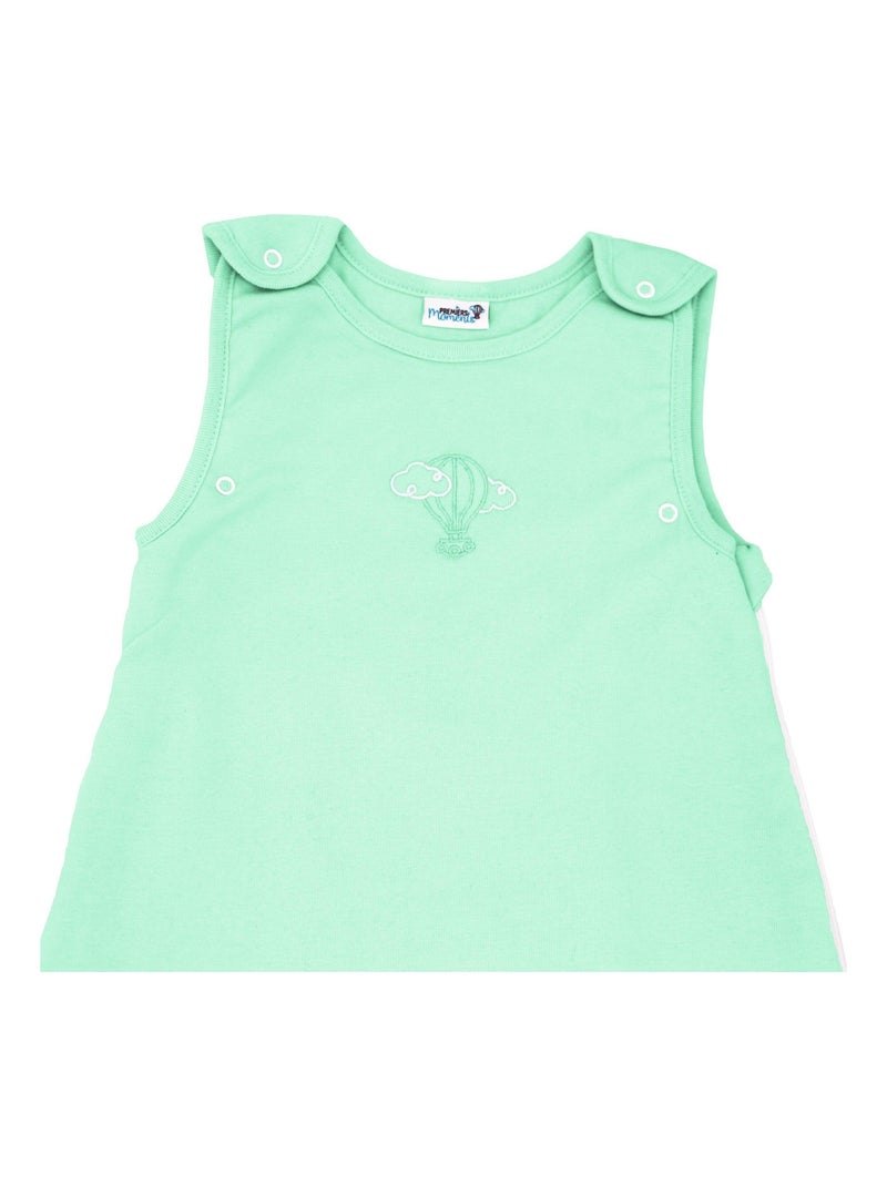 Set di 2 body stampati a maniche lunghe Verde acqua - Kiabi