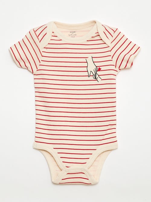 Set di 2 body stampati family 'Agathe Sorlet x Kiabi' - San Valentino - Kiabi