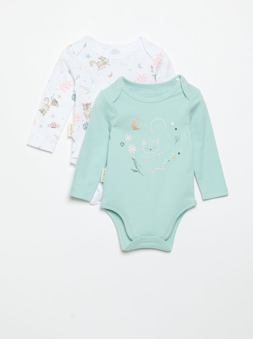 Set di 2 body stampati 'Petit Béguin' - Kiabi Set di 2 body stampati 'Petit Béguin' - Kiabi