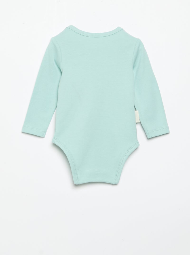 Set di 2 body stampati 'Petit Béguin' Verde - Kiabi