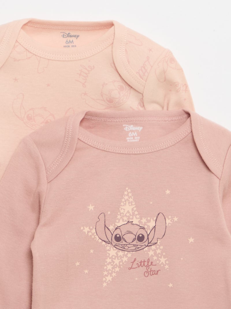 Set di 2 body 'Stitch' 'Disney' Rosa - Kiabi