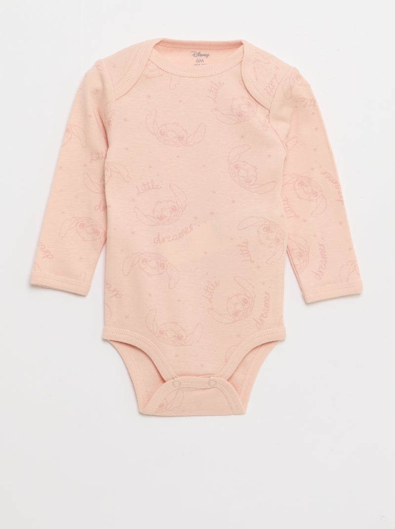 Set di 2 body 'Stitch' 'Disney' Rosa - Kiabi