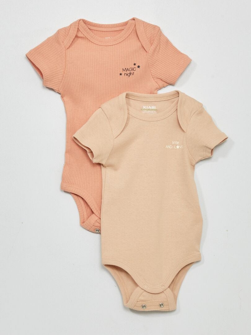 Set di 2 body taglia unica ROSA - Kiabi