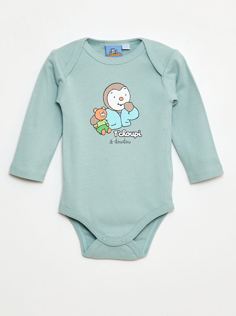 Set di 2 body 'Tchoupi' Verde - Kiabi