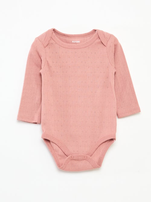 Set di 2 body termoregolanti in maglia a costine - Kiabi