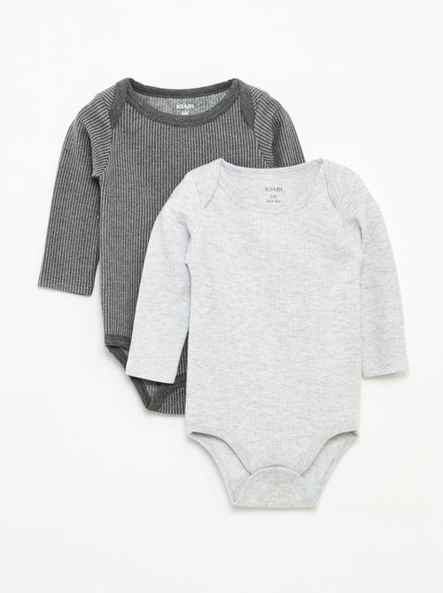 Set di 2 body termoregolanti in maglia - Kiabi