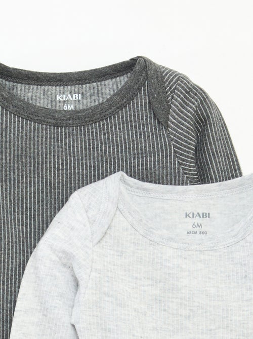 Set di 2 body termoregolanti in maglia - Kiabi