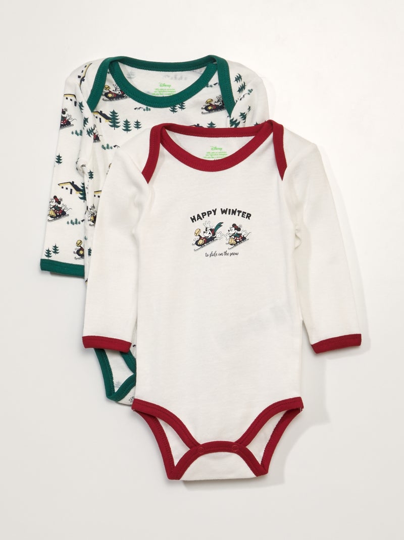 Set di 2 body 'Topolino' BIANCO - Kiabi