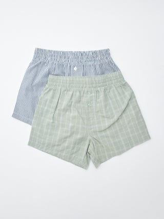 Set di 2 boxer a quadri