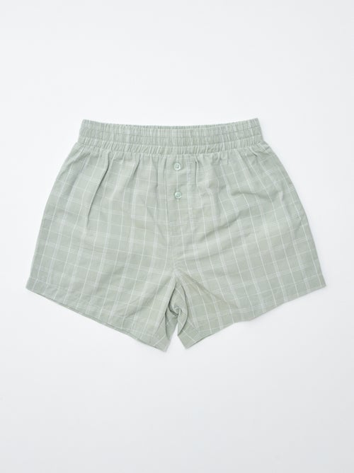 Set di 2 boxer a quadri - Kiabi