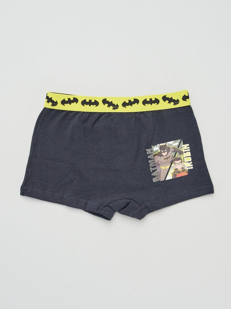 Costume Da Bagno Boxer Batman Per Bambino - Nero E Giallo, Unisex, Materiale Rapid Dry
