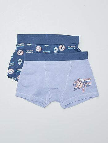 Set di 2 boxer 'Capitan America'