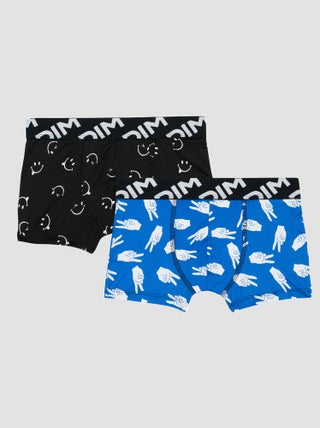 Set di 2 boxer con stampa