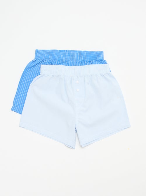 Set di 2 boxer da uomo casual con motivi fantasia - Kiabi