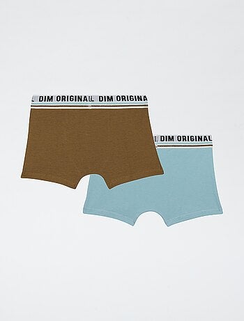 Set di 2 boxer 'Dim' a tinta unita