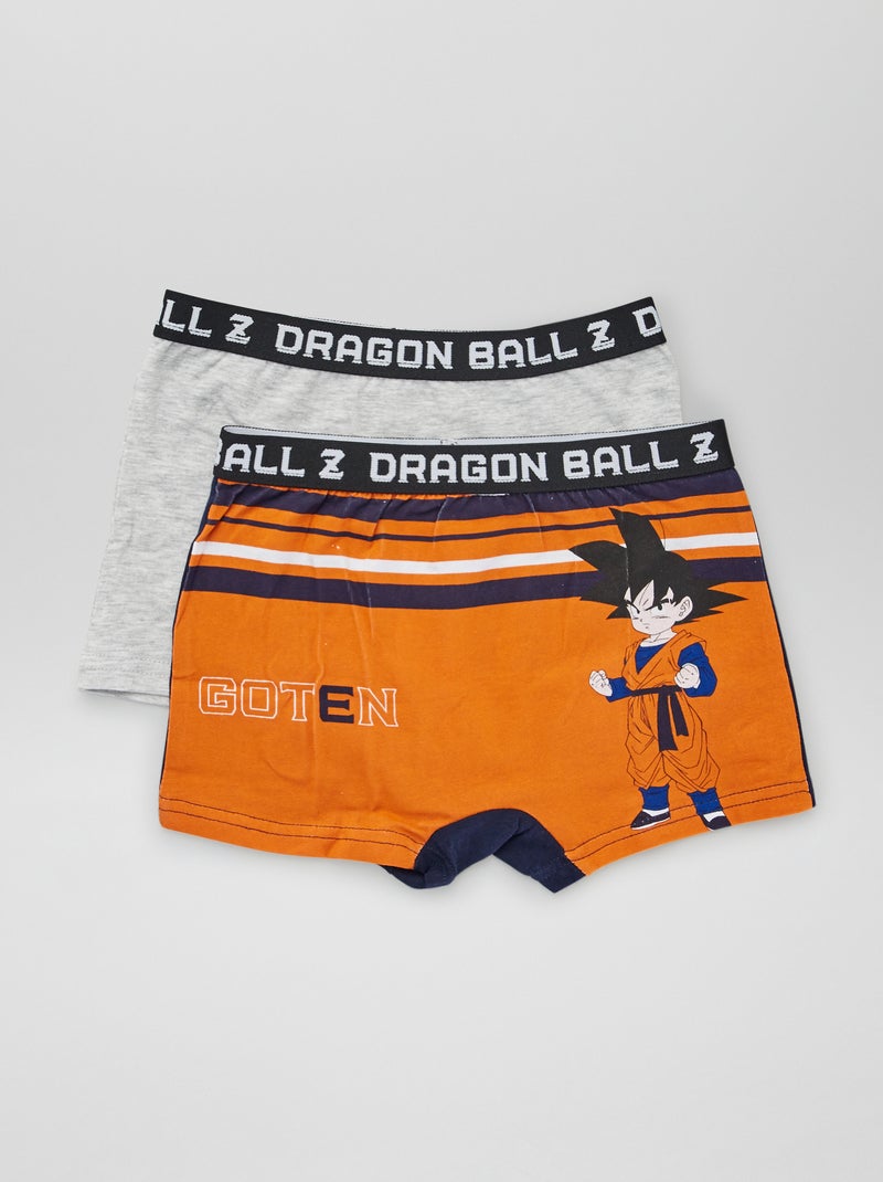 Set di 2 boxer 'Dragon Ball Z' grigio/nero - Kiabi