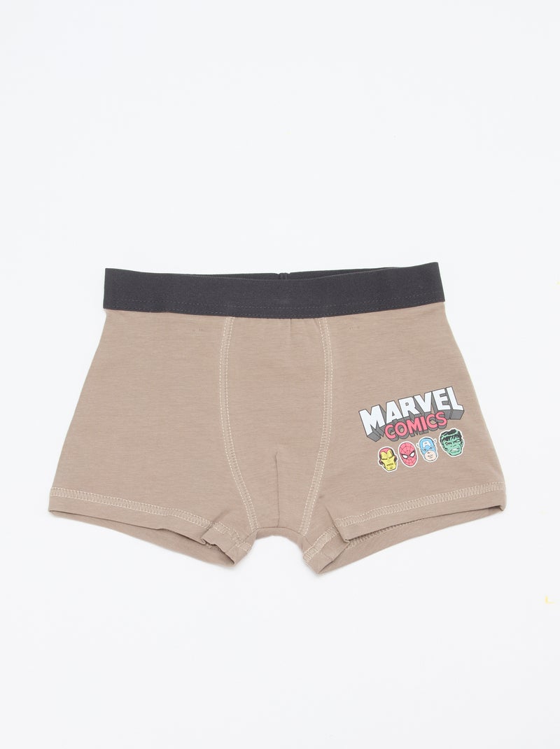 Set di 2 boxer "Marvel" Beige - Kiabi