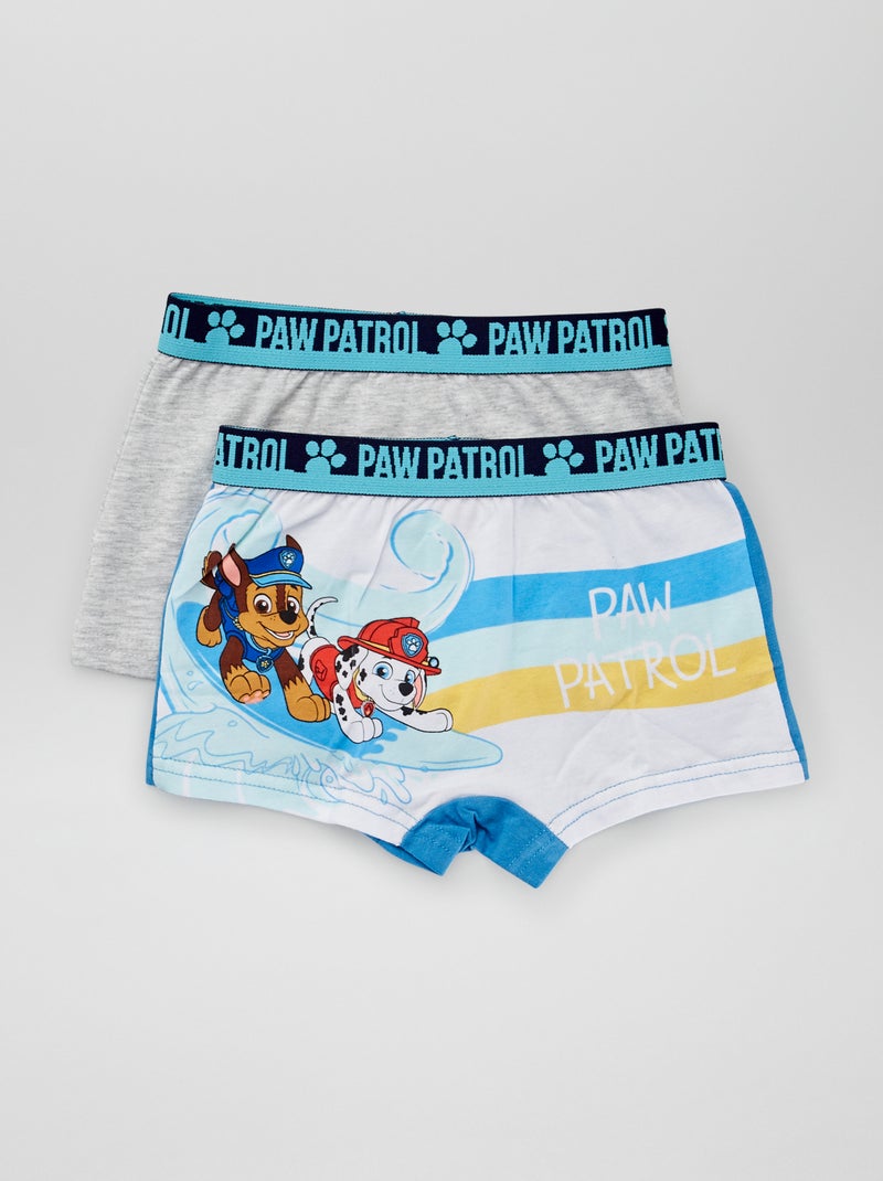 Set di 2 boxer 'Paw Patrol' grigio/blu - Kiabi