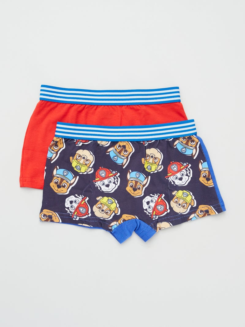 Set di 2 boxer 'Paw Patrol' rosso/blu - Kiabi