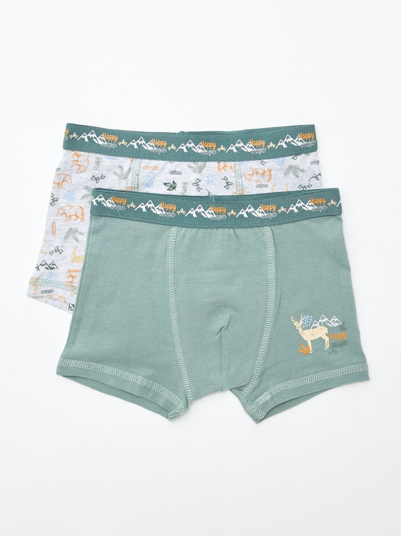 Set di 2 boxer 'Petit Béguin' Beige - Kiabi