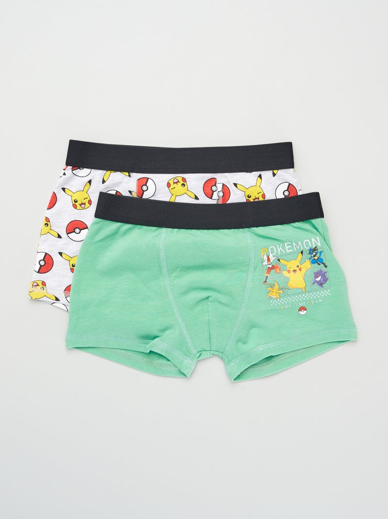 Set di 2 boxer 'Pokemon' GRIGIO - Kiabi
