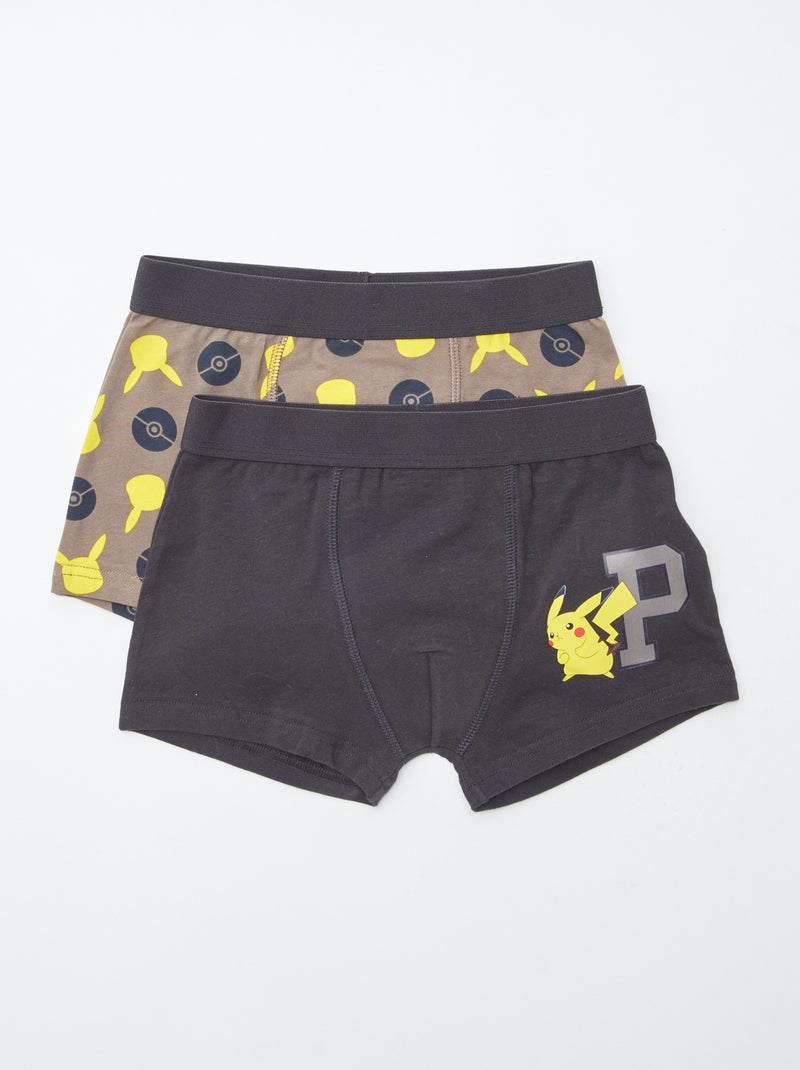 Set di 2 boxer 'Pokemon' Grigio - Kiabi