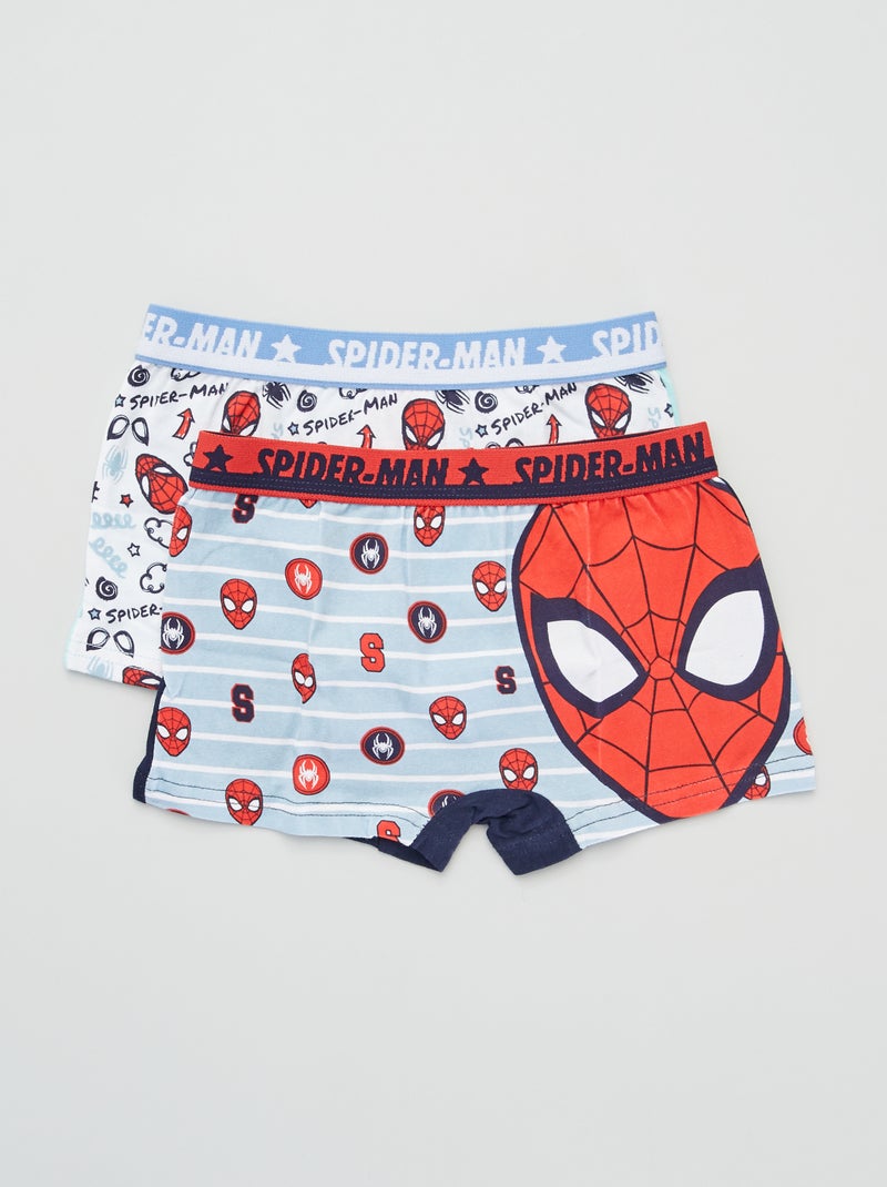 Set di 2 boxer 'Spider Man' nero/blu - Kiabi