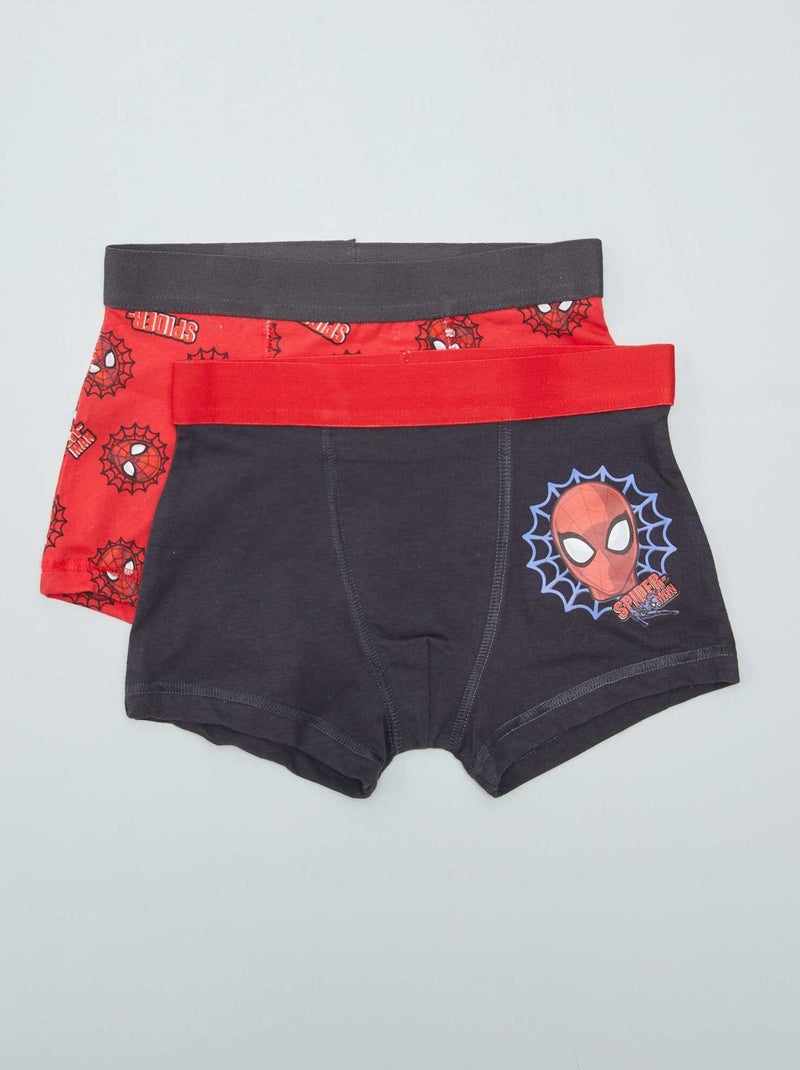 Set di 2 boxer 'Spider-Man' ROSSO - Kiabi