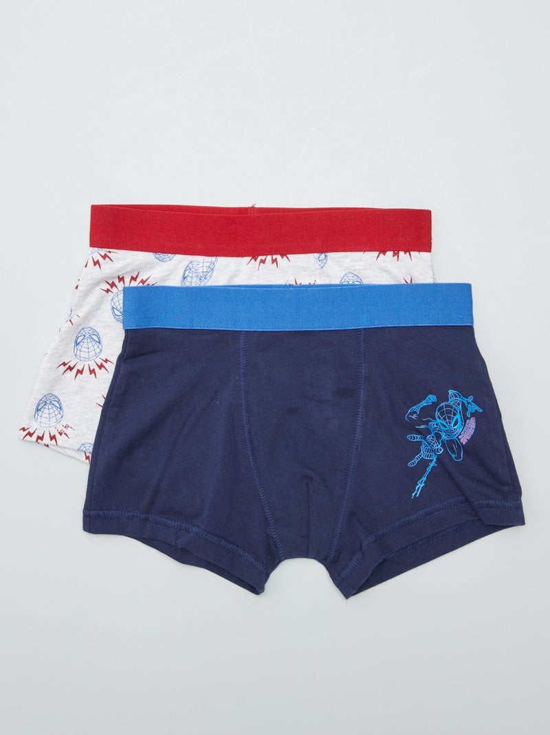 Set di 2 boxer 'Spiderman' GRIGIO - Kiabi
