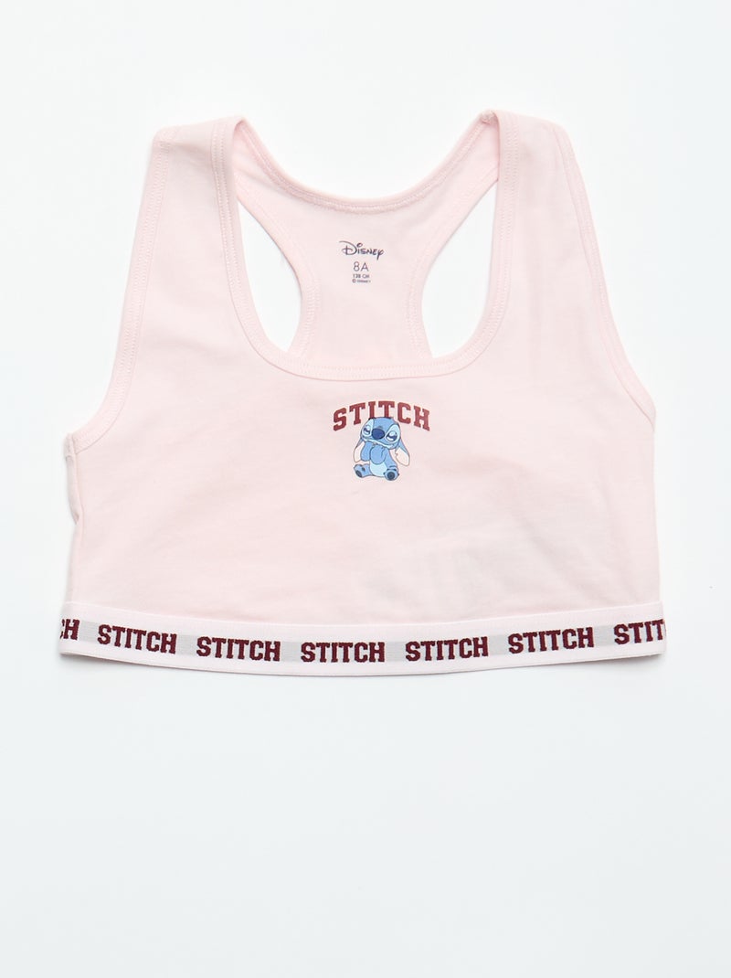 Set di 2 bralette 'Stitch' Rosa - Kiabi