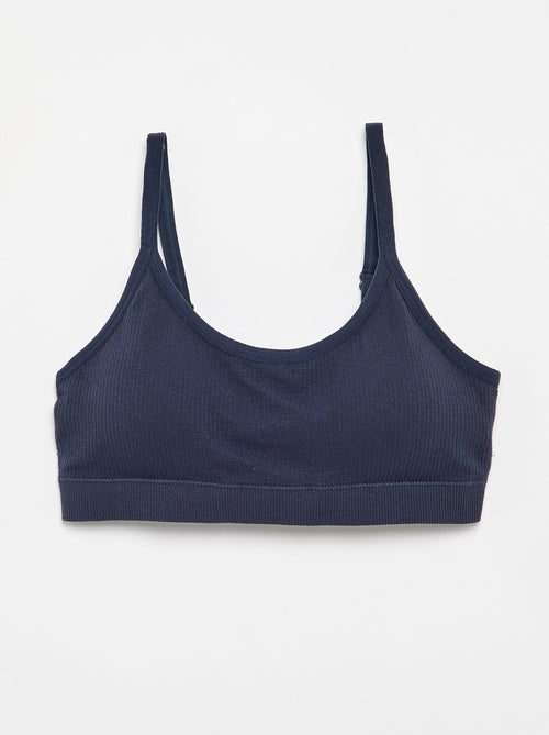 Set di 2 brassière a costine - Kiabi Set di 2 brassière a costine - Kiabi