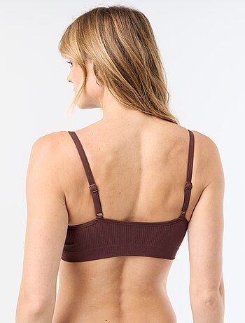 Set di 2 reggiseni sportivi a coste